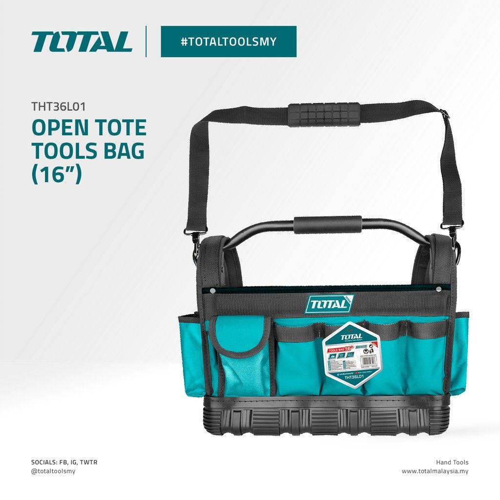 TOTAL OPEN TOTE TOOLS BAG - THT36L01