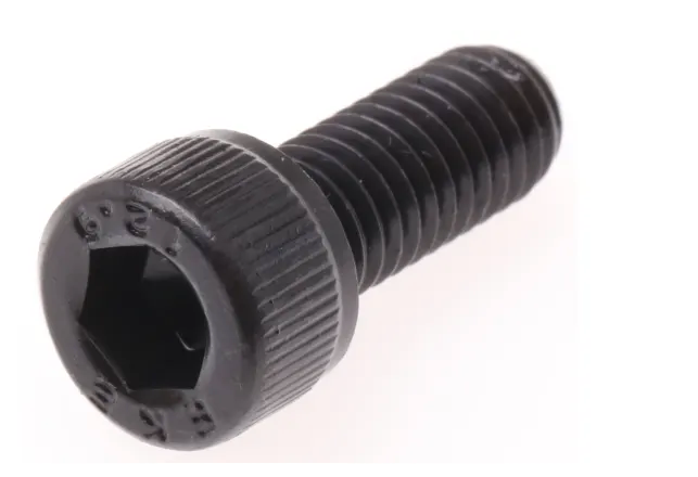 RS PRO Black, Self-Colour Steel Hex Socket Cap Screw, DIN 912, M6 x 15mm