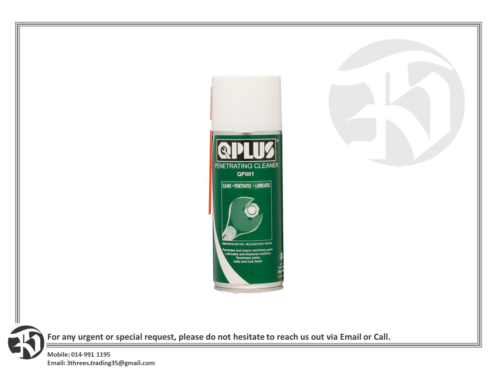 QPLUS QP001 Penetrating Cleaner 300g