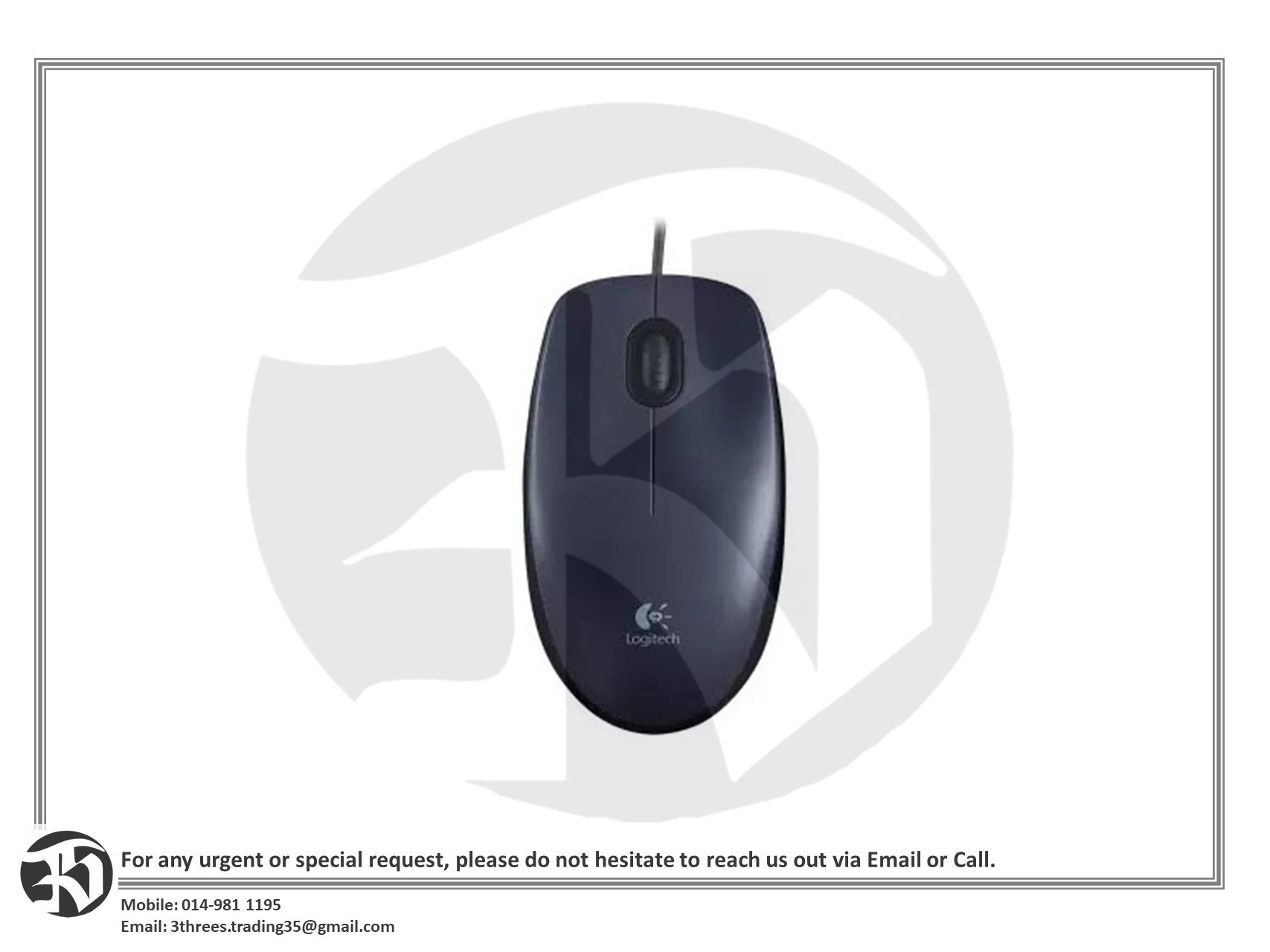 Logitech M90 Wired USB Mouse