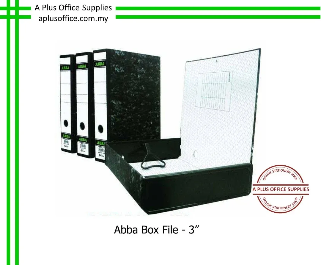 ABBA F4 3" BOX FILE
