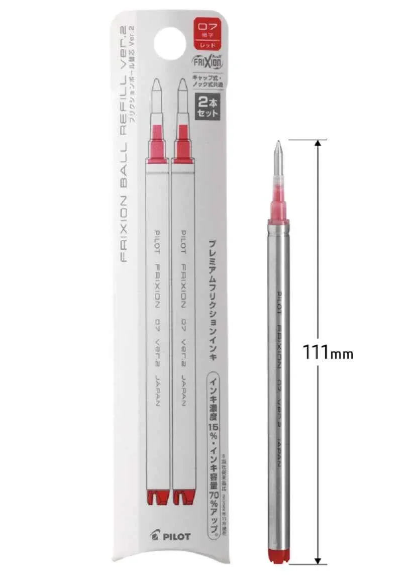 Pilot FriXion Ball Refill 0.7mm Red