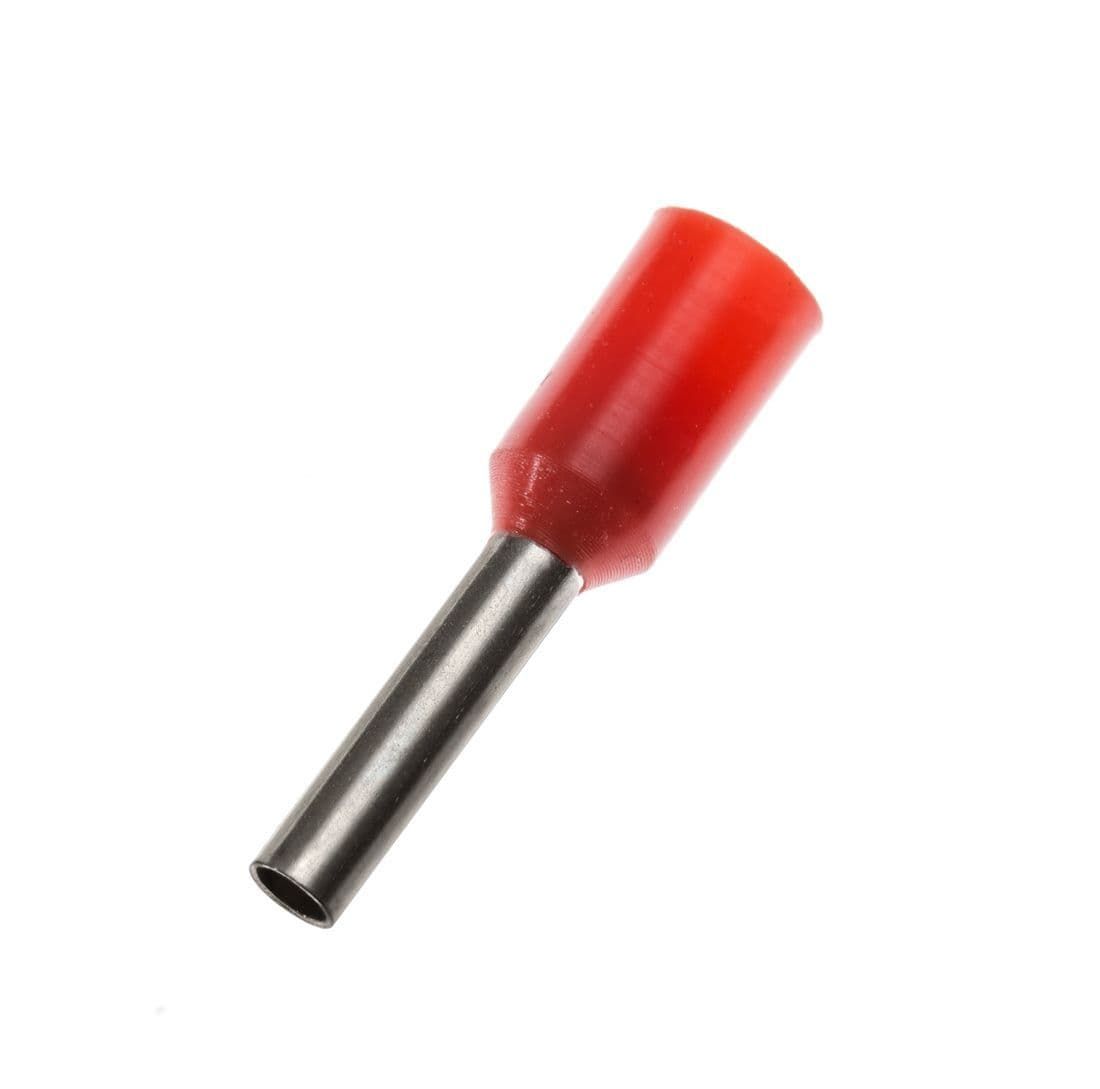 KST NYLON-INSULATED CORD END TERMINAL 1MM虏 8MM RED (E1008R)