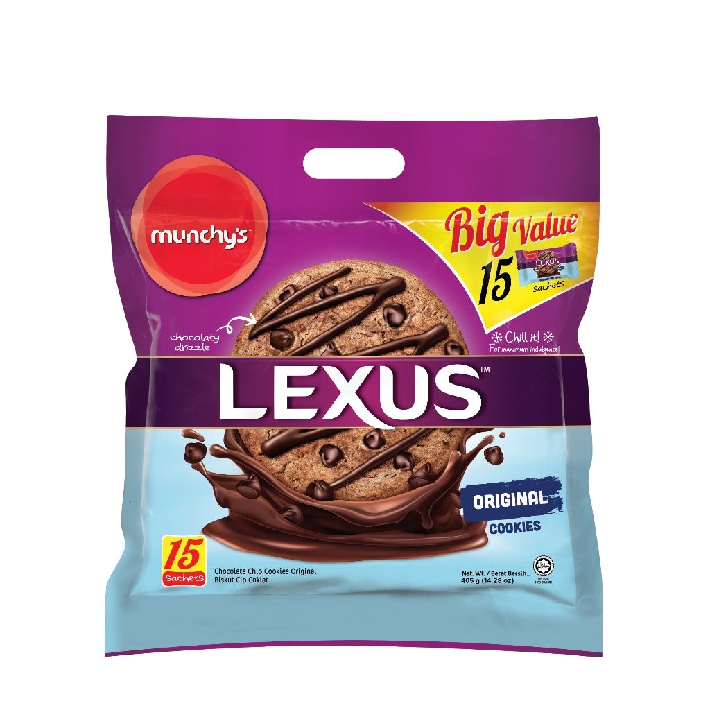 Lexus Cookies Original 405 g x 12