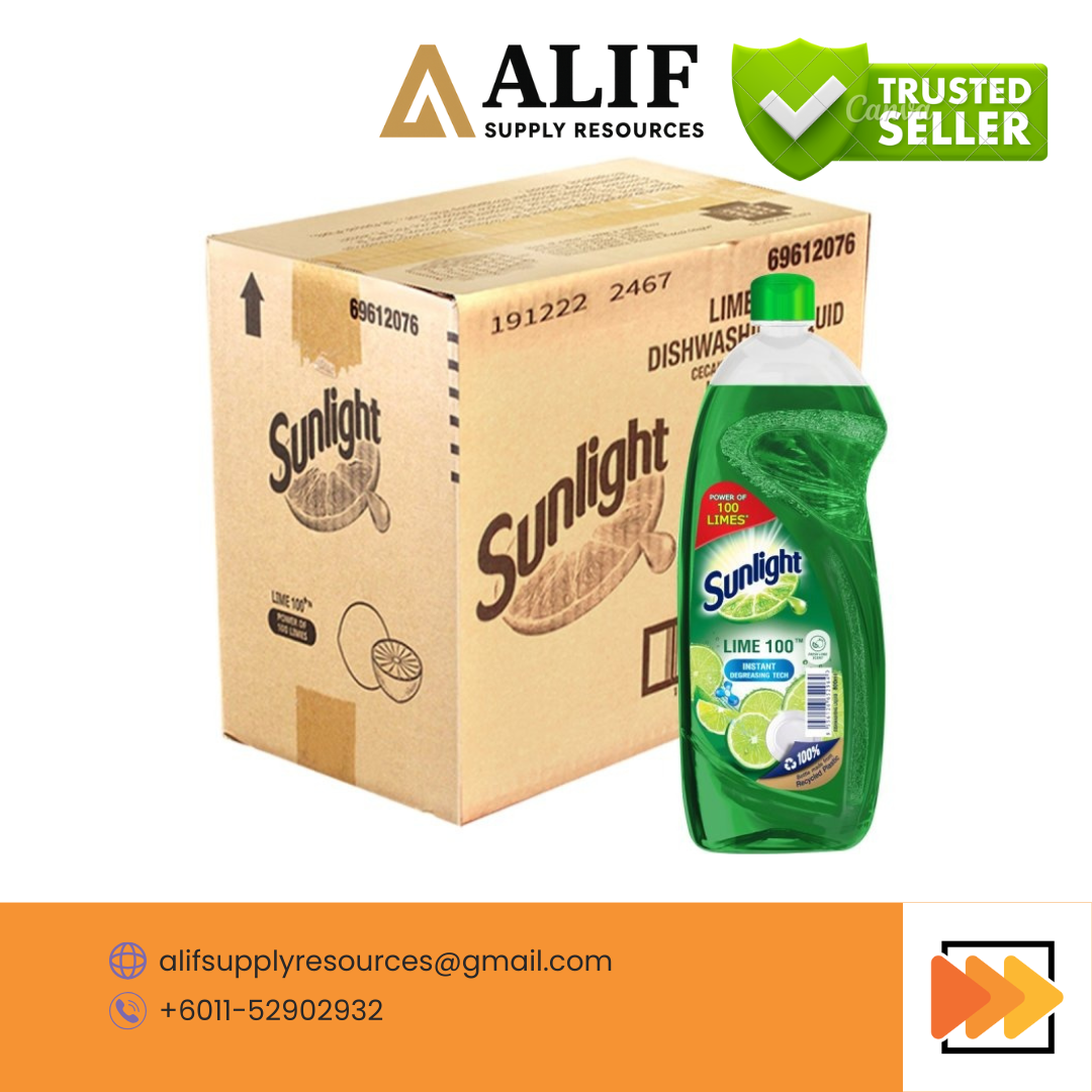 SUNLIGHT PENCUCI PINGGAN LIMAU LIME DISHWASHING LIQUID 800ML [LOOSE] / 12*800ML [CARTON]