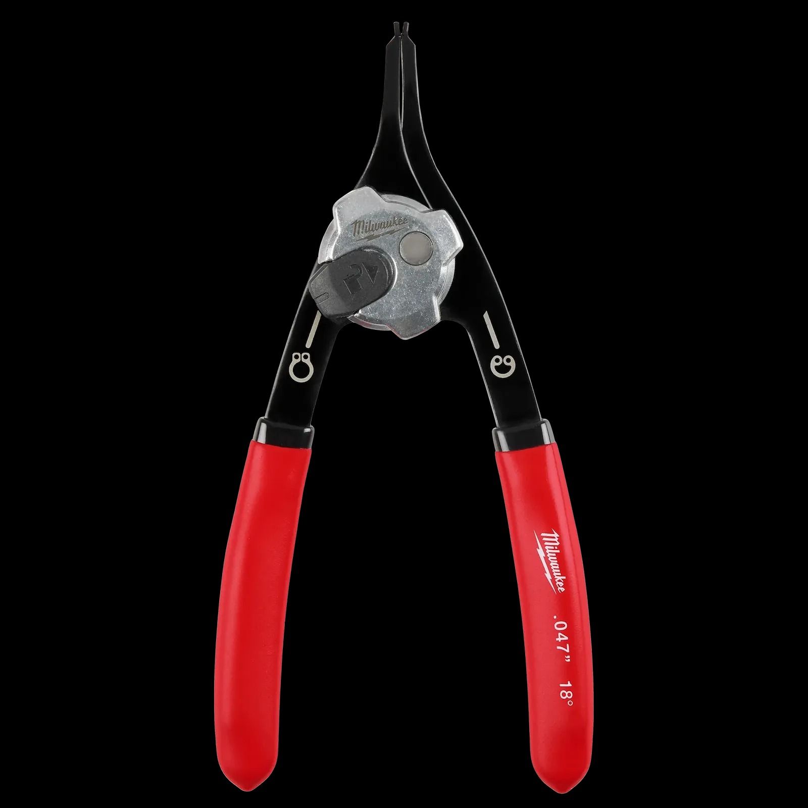 MILWAUKEE 0.047" Convertible Snap Ring Pliers - 18 &90 Degree