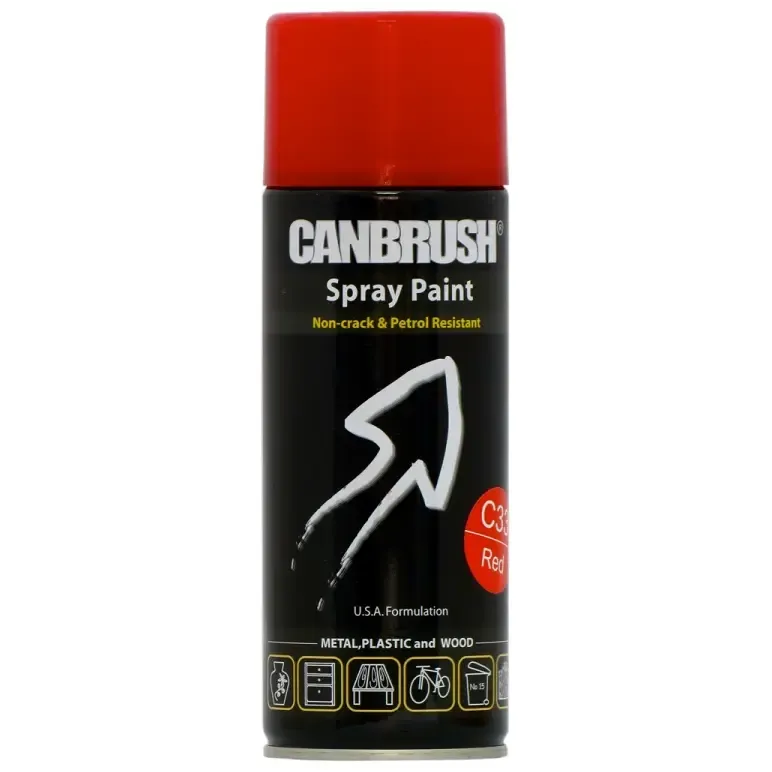 400ml Canbrush Spray- C33 Red