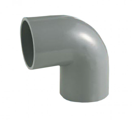 1p 1/2" D-90 PVC Elbow 15mm
