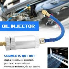 Oil&Dye Injector R134A R12 R22 2OZ Hand Turn Pump Oil Injection Car A/C Adapter
