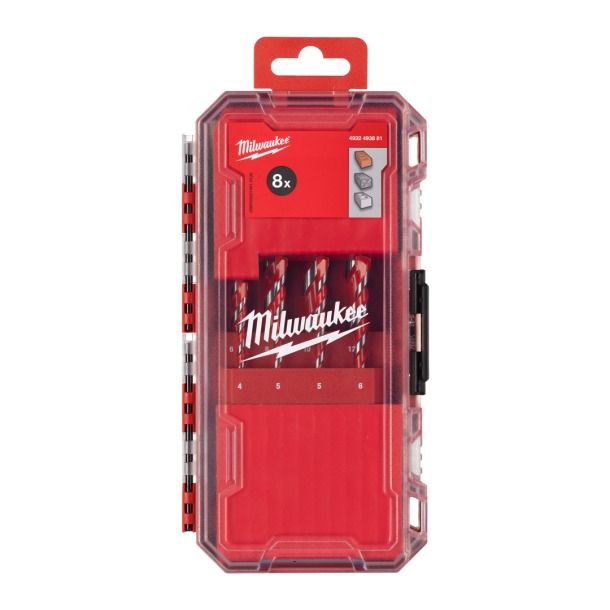 MILWAUKEE Percussion Drill Bit Set (8pcs)