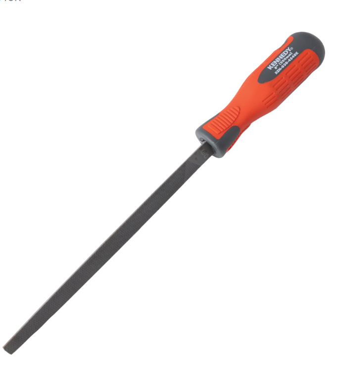 Kennedy-Pro 200mm (8") Triangular Three-Cut File With Handle KEN0304540K