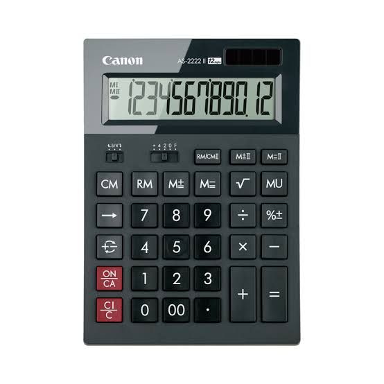 CANON DESKTOP CALCULATOR - AS-2222 II