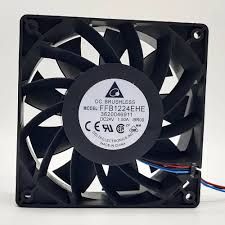 DELTA ELECTRONICS DELTA DC FAN, FFB1224EHE, 12CM, 24V, 1.5A