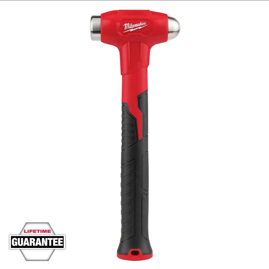 Milwaukee 16oz (0.45kg) Dead Blow Ball Peen Hammer 48-22-9140