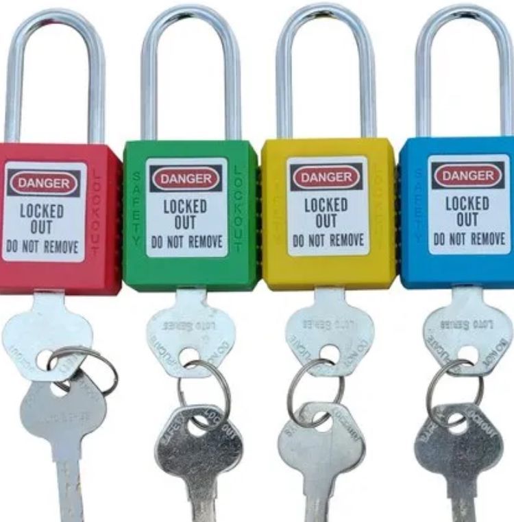 LOTO Safety Lockout Padlock ABS Shackle