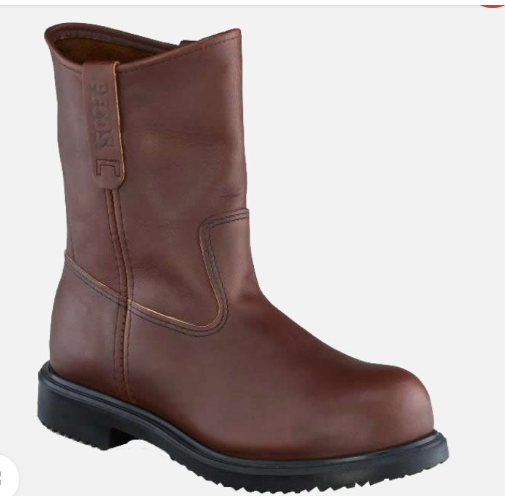 RED WING PECOS 8241 ST 9鈥�PULL ON SAFETY BOOTS