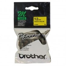 Brother M-K631 Black on Yellow 12mm Tape