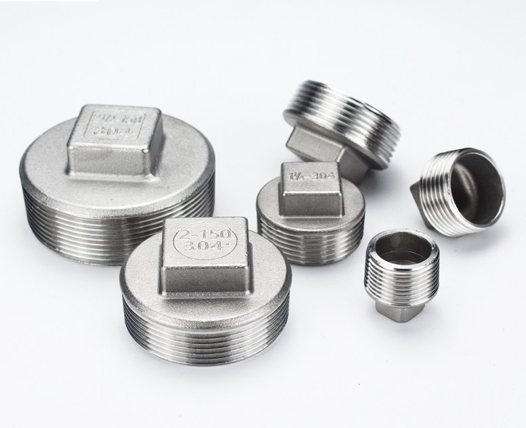 304 SUS Male Thread End Cap Plug Fitting Coupler Adapter Socket  3/4"