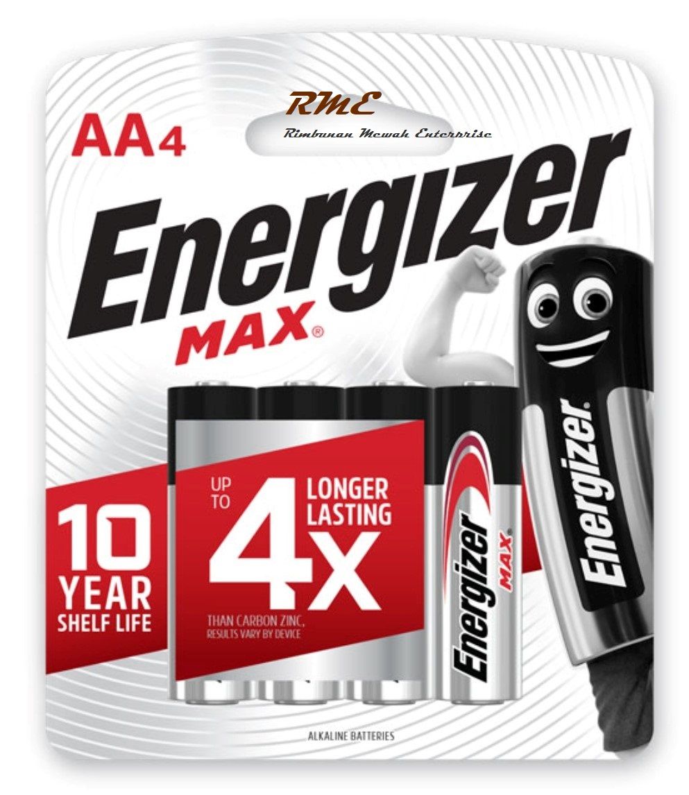 BATTERY ENERGIZER AA / ENERGIZER BATTERY AA4 RTSB (4 PCS/PACK )
