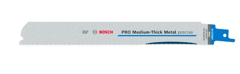 BOSCH PRO MEDIUM-THICK METAL PRECISE S1137BEF BLADE, 1.1 X 25 X 225 MM, 5 PCS (2608658994)