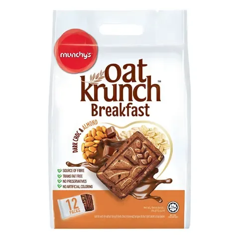 (Loose Pack) Oat Breakfast Dark Choc With Almond 384 g
