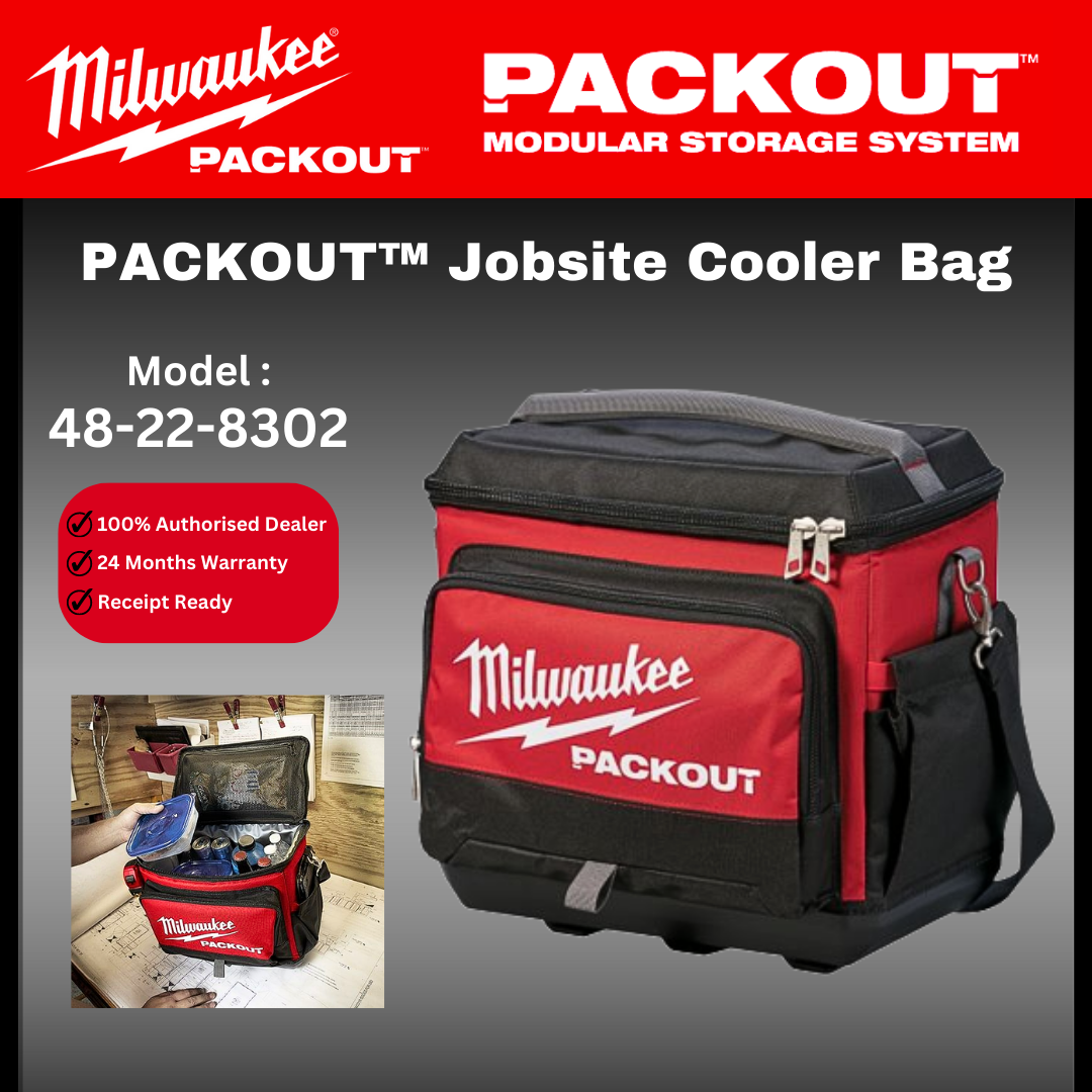 Milwaukee Packout Jobsite Cooler Bag / 48-22-8302 / Cooler Bag / Warmer Bag / Outdoor Bag