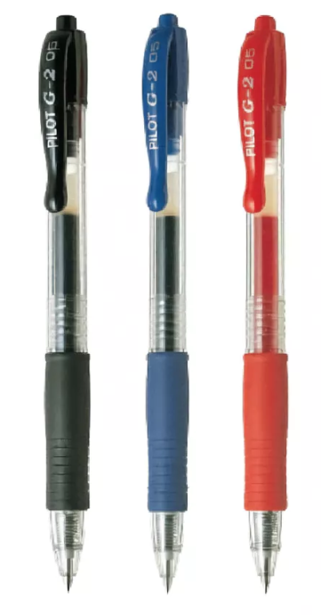 PILOT BL-G2-5 (XF) 0.5MM G-2 GEL PEN BLACK