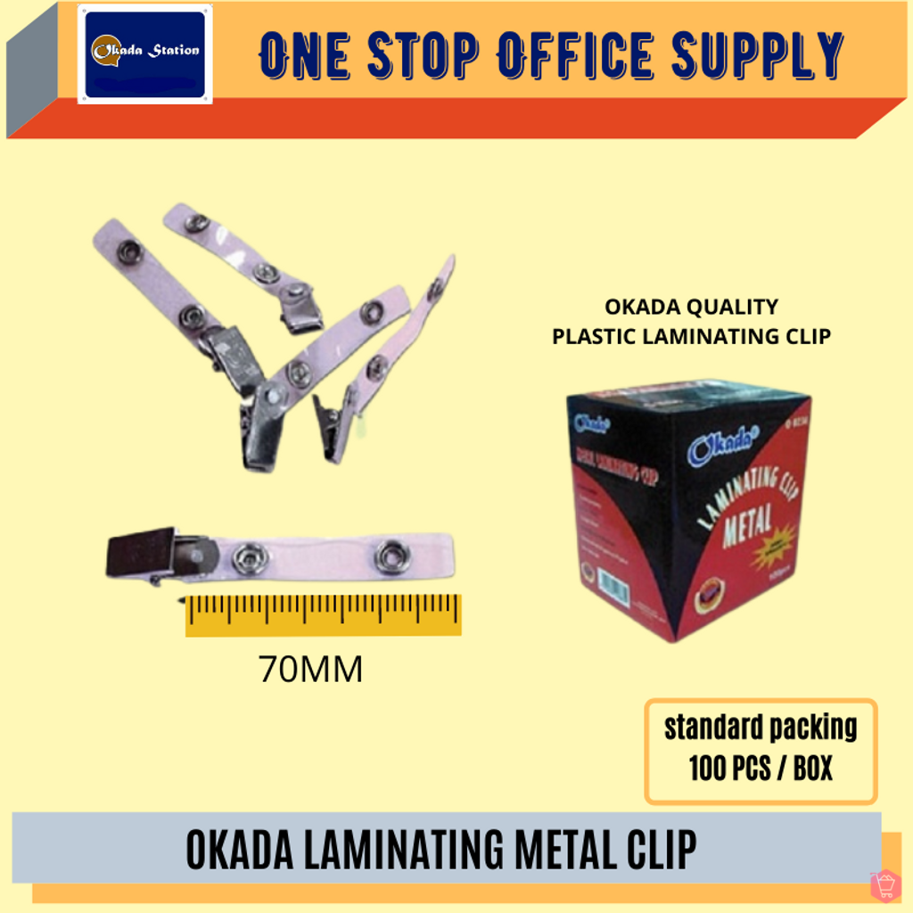 METAL Laminating Clip / Okada / Laminating Clip / Clip / Metal / METAL Laminating Clip