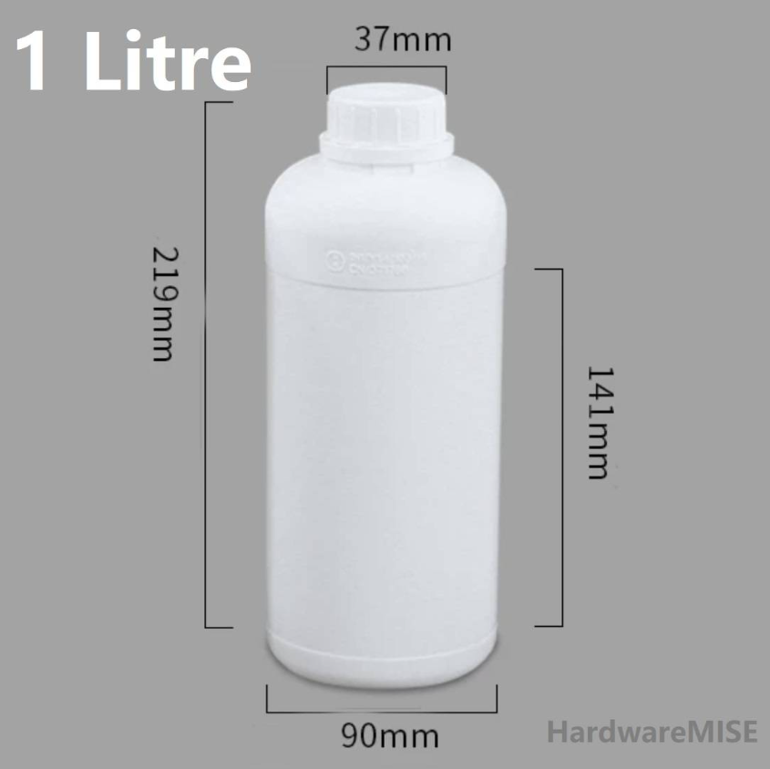 PTFE BOTTLE FOOD GRADE WIDE MOUTH PTFE COATED HPDE FLUORINATED BOTTLE 500 ML 1000ML(1 LITRE )