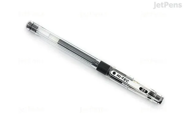 Pilot Pen Hi-Tec-C Gel Pen 0.5mm Black
