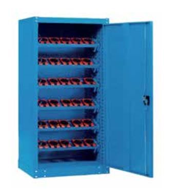 Temo 738*526*1800mm CNC Tool Storage Cupboard - 24 x HSK80 Pots