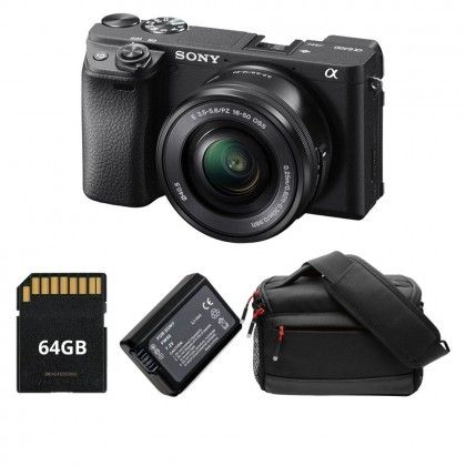 Sony A6400 Body + Kit Lens (16-50mm f/3.5-5.6 OSS) / Sony Digital Camera Full Set