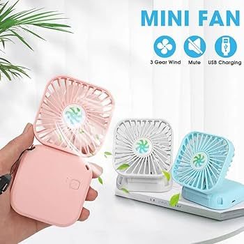 Mini Portable Neck Fan with Adjustable Angle for Versatile Use With Printing
