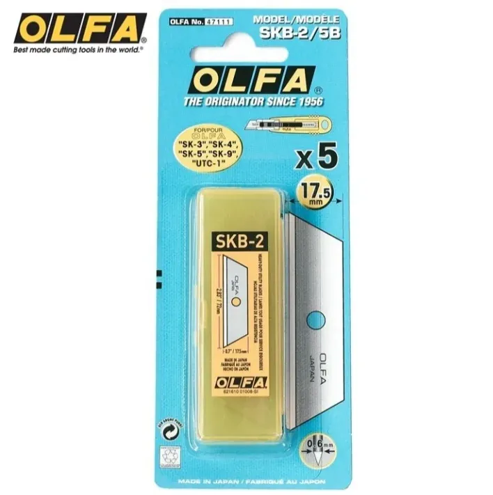 OCHA Olfa Safety Work Blade Replacement Blade Skb-2 / 5b To Sk-3.sk-4.sk-9.sk-9.sk-9-9 - Free delivery semenanjung only