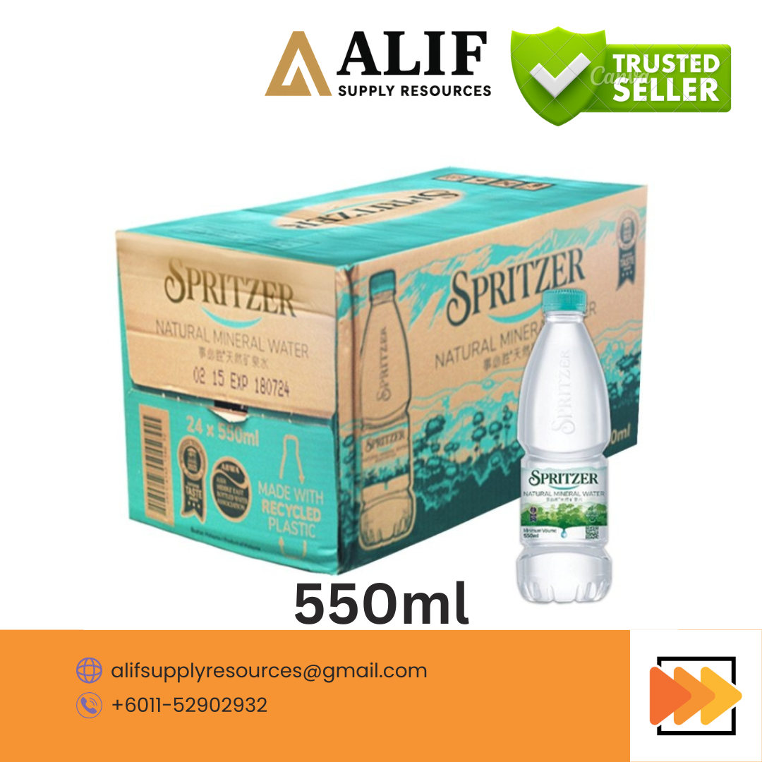 Spritzer Natural Mineral Water/ SPRITZER AIR MINERAL 24 X 550ML