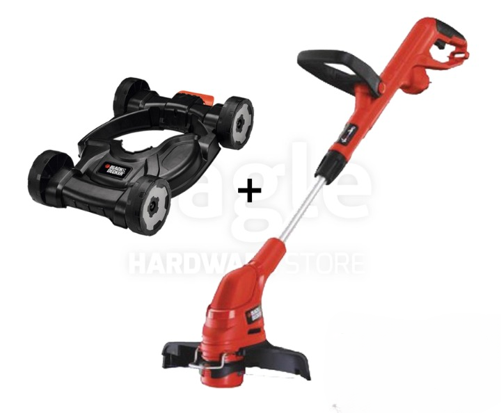 BLACK & DECKER GL5530 + CM100-B1 530W 30CM GRASS TRIMMER WITH MOWER ( GL5530 + CM100 )