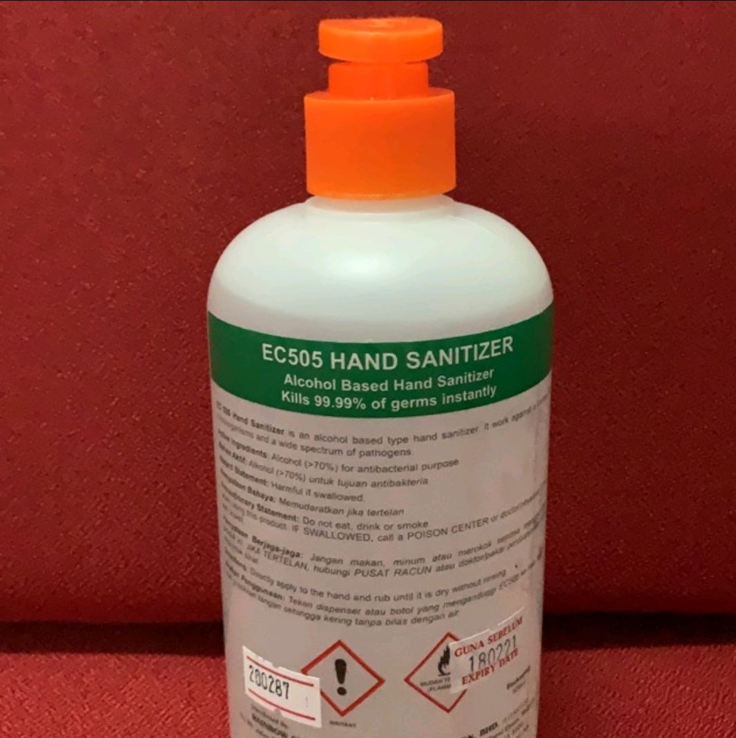 NA EC505 HAND SANITIZER 500Ml liquid Original
