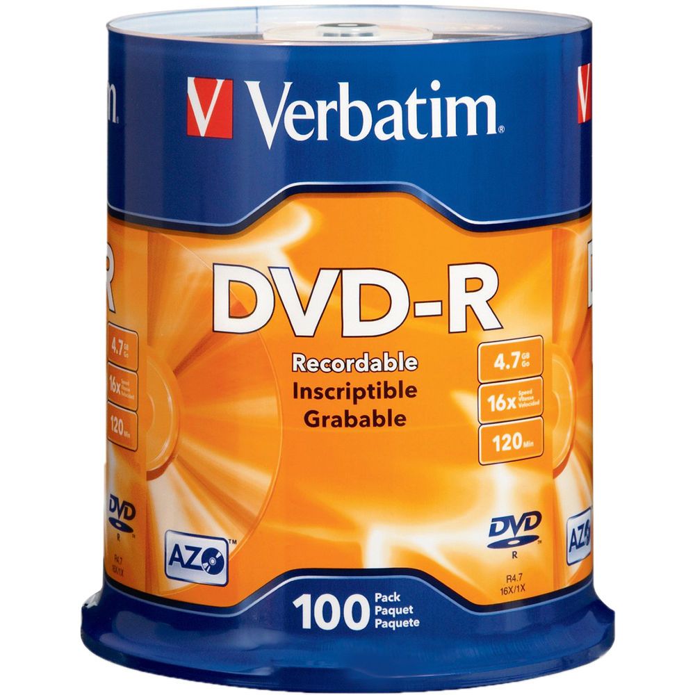 DVD-R Verbatim (100 pack)