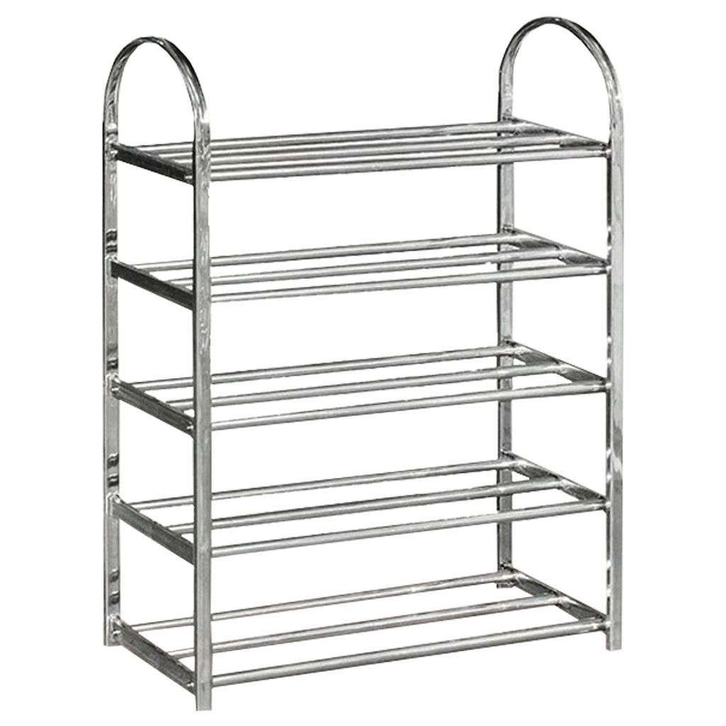 Stainless Steel Shoes Rack 5 Tier