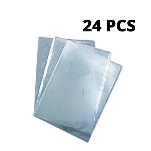 A4 Transparent Clear Holder File / PVC Document Clear Holder (L Shape / U Shape / C Shape) - 24pcs