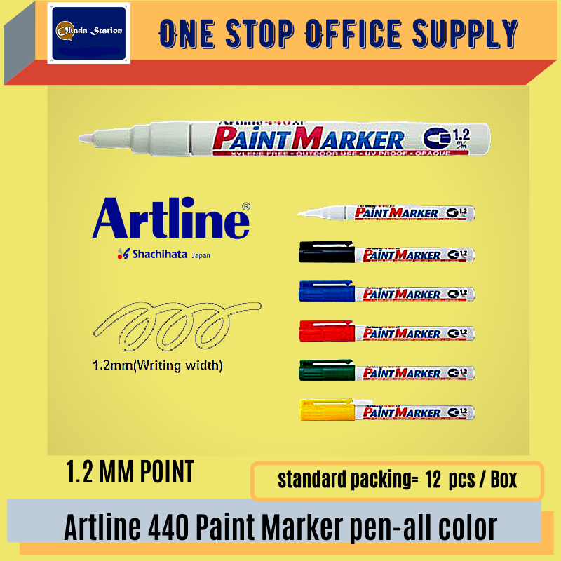 ARTLINE 440XF / MARKER PEN / PAINT MARKER / 440XF / ARTLINE 440 / MINI / 1.2MM / MARKER / PEN MARKER / ALL COLOUR / EK-440XF