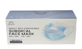 Proxima Adult 3-PLY Surgical Face Mask (Blue) - 50's