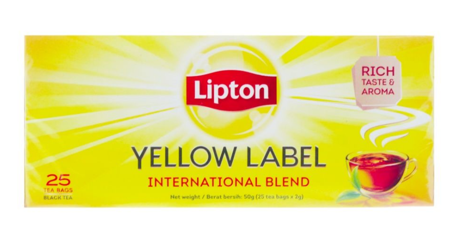 Lipton Yellow Label Black Tea 25 x 2g (50g)