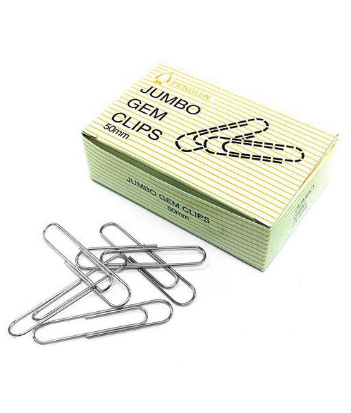 PENGUIN JUMBO PAPER CLIP 50MM (1OOPCS)
