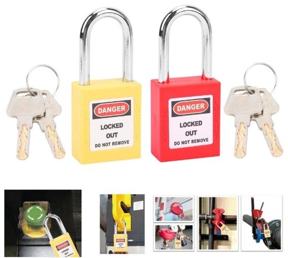 38mm Lockout Lock Insulation Safety Engineering LOTO Padlock