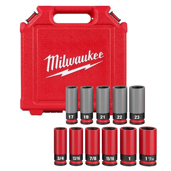Milwaukee SHOCKWAVE Impact Duty Lug Nut Impact Socket Set