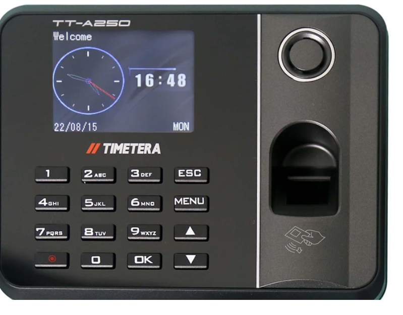 ITS OFFICE TIMETERA FINGERPRINT & FACE SCAN TIME / STANDALONE ATTENDANCE ( EXCEL REPORT)- TIMETERA FINGERPRINT TIME ATTENDANCE MODEL: A250 (TTFSA250)