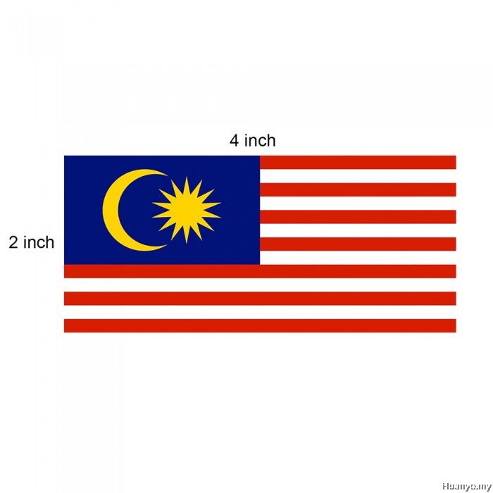 Bendera Malaysia 2x4