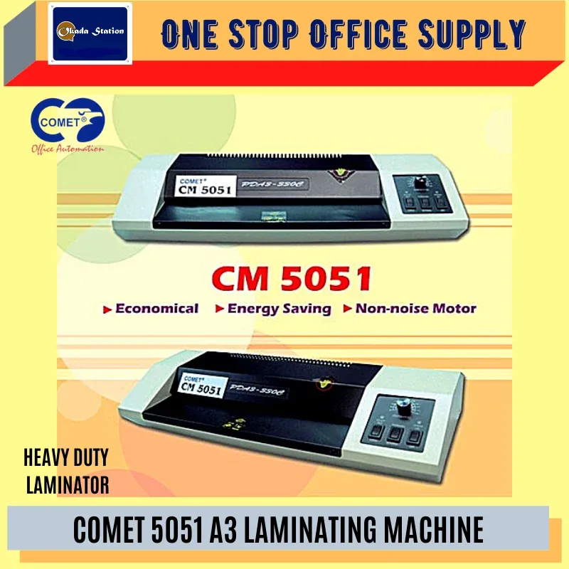 Comet Laminating Machine CM5051 / Comet / Laminating Machine / CM5051 / 600mm / Width / A3 / Comet Laminating Machine