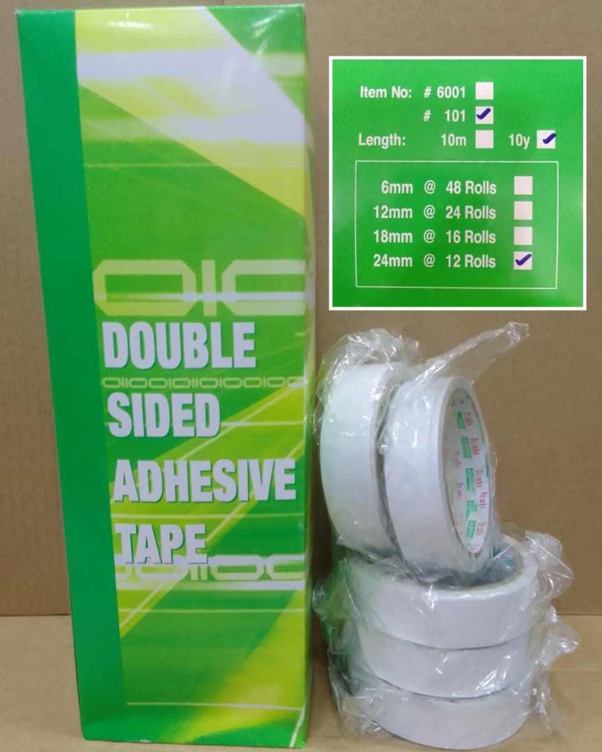 DR WHO #101 Double Sided Tissue Tape, 24mm x 10y
